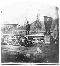 Locomotive of the Raleigh and Gaston Railroad
