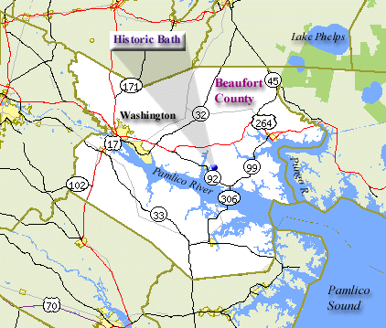 Beaufort County Map